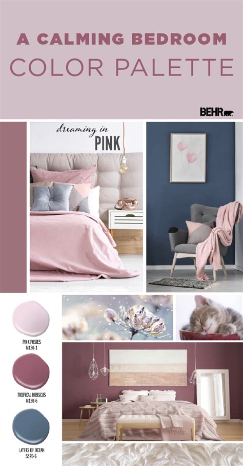 And that is why, for today, we will be showing you a list of 18 charming & calming colors for bedrooms. Dreaming in Pink Color Palette | Colorfully BEHR | Calming ...