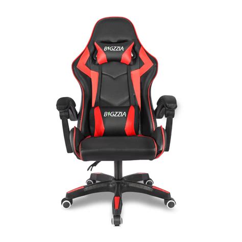 Damask avel 32'' wide swivel barrel chair. Bigzzia Ergonomic Leather Computer Gaming Seat ...