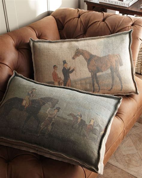 Western decor allows you to bring the spirit of the stable into your home. This set is from Neiman Marcus. Lovely Equestrian themed ...