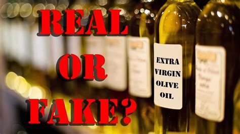 Do you love olive oil? Olive Oil REAL or FAKE ????? - YouTube