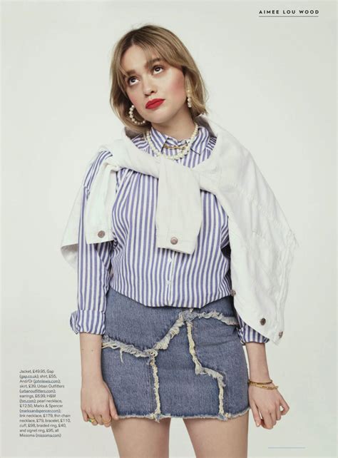 Still dating her boyfriend connor swindells? AIMEE LOU WOOD in Stylist Magazine, March 2020 - HawtCelebs