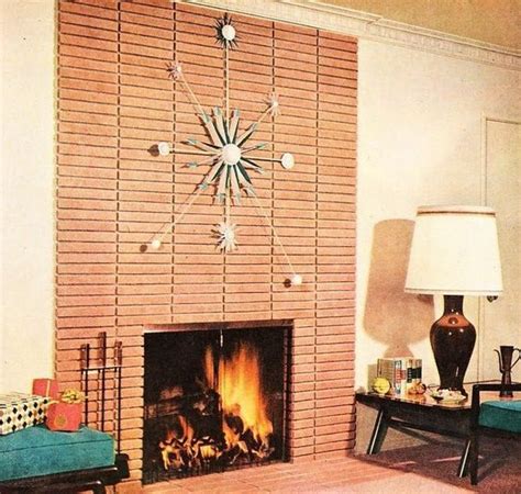 Place your furniture facing the fireplace. Brick Fireplace In Mid Mod : 3d Mid Century Modern ...