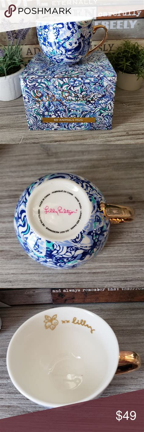 With the latest lilly print, a luxe gold handle, and a gilded message on the inside, these ceramic coffee cups are fit for sipping with lilly pulitzer herself! Lilly Pulitzer 60 Animals Cappuccino Coffee Mug ...