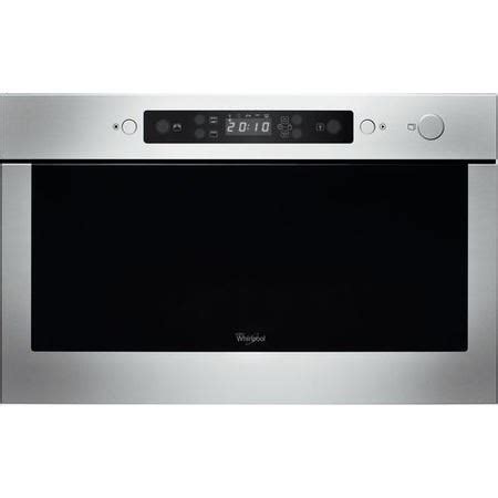 And simple operation stainless steel cavity: Whirlpool AMW439IX Microwave & grill 22 Litre Built-In ...