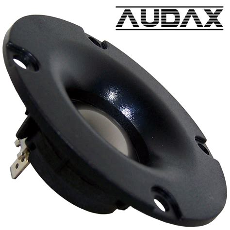 Round flange version of the tw010e1. Audax TM025F7 Tweeter | Hifi Collective