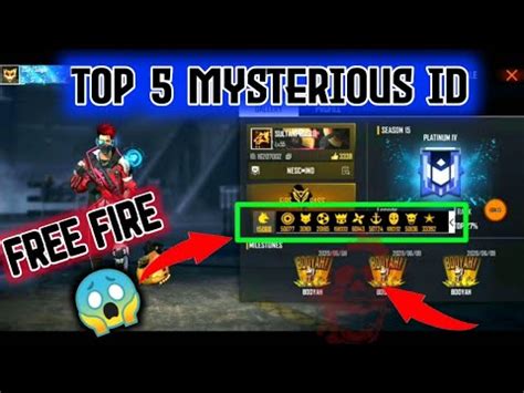 In this article, we would list out everything you need to know. Top 5 Mysterious Free fire ID 😱 || 150000 Elite pass ...