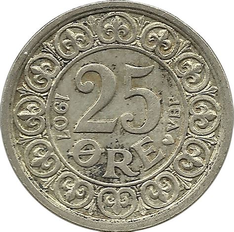 If you travel to denmark, you can easily convert and get danish krone at any currency exchange in denmark. Denmark 25 Øre (1907-1911 Frederik VIII) - Foreign Currency
