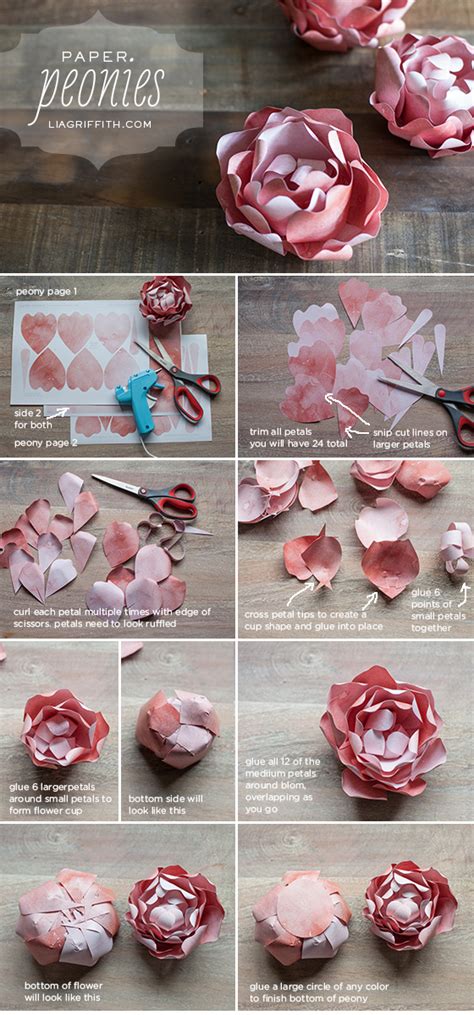 Paper florals are not limited to place cards either. DIY Paper Peony | DIY Crafts | DIY & Crafts