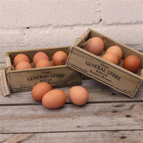 Get set for egg patio furniture set at argos. General Store Set of 2 Rustic Wooden Egg Crates