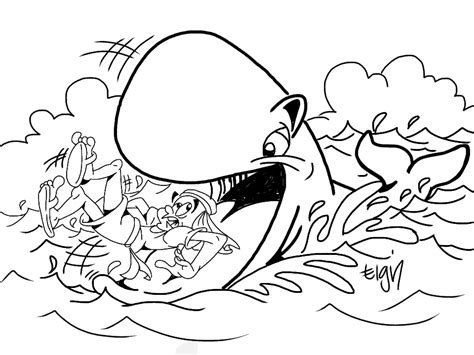 Coloring pages of jonah and the whale. Jonah and the Whale Cartoon Illustrations | Ministry-To ...