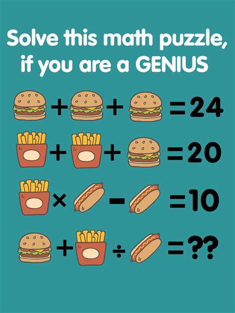 The answer can be viewed by clicking on the button. Genius Maths Puzzle for Android - APK Download