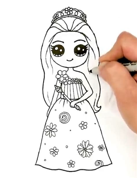 Disney prinses tekeningen, disney tekeningen, schattige tekeningen, disney tekenen, disney klik hier om poppetje tekenen spelletjes te spelen op speeleiland.nl: Pin van K. de Jonge op na tekenen | Kawaii tekeningen ...