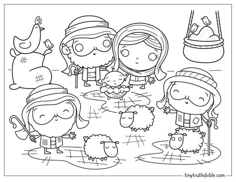 He became a leader and saved many people from famine. Mary, Joseph and Jesus - colouring page # ...