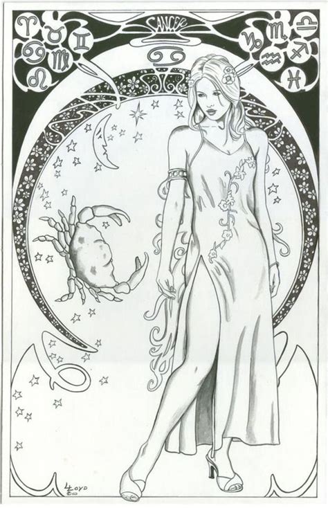 I have been a nurse since 1997. 190 best images about Zodiac Coloring Pages for Adults on ...