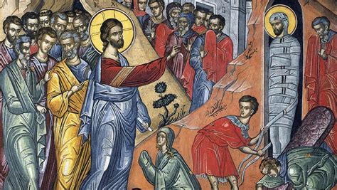 Ἀναστάσεως ἡμέρα, λαμπρυνθῶμεν λαοί· πάσχα κυρίου πάσχα. Η Ανάσταση του Λαζάρου - Ορθοδοξία News Agency