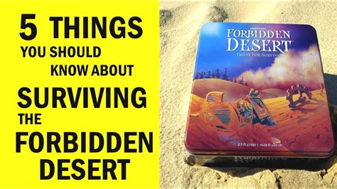 Is it worth your time? Forbidden Desert Board Game Review & Runthrough - YouTube