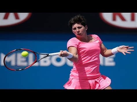 Please note that you enjoy your viewing of the live streaming: Carla Suárez Navarro v Viktorija Golubic highlights (1R ...