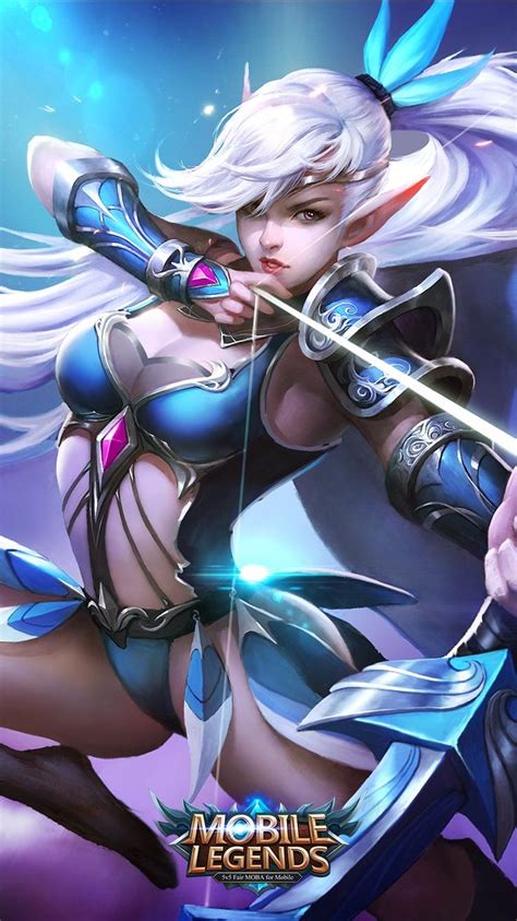 There are awesome and best quality pictures, you can use you phone this hero wallpapers! Wallpaper Miya Mobile Legends | Animasi, Gadis animasi, Gambar