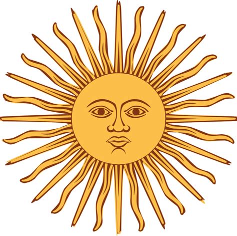 Cada 25 de mayo se celebra en argentina el día de la patria con motivo de la revolución de mayo que tuvo lugar el año 1810 en la ciudad de buenos y una payada a dúo (contrapunto). Animation of Sol de Mayo-Bandera de Argentina - Openclipart