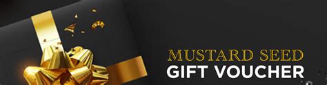 Treat someone special with a gift voucher from delivereasy. GIFT VOUCHERS - The Mustard Seed