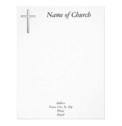 In regards to fraud and forgery, a letterhead provides the business legitimacy. 11+ Church Letterhead Templates - Free Word, PSD, AI ...