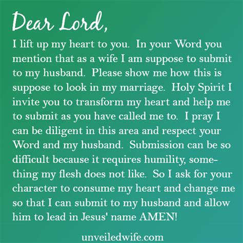 And there was abuse in my family that allowed me to be codependent and abuse in his family that gave him a chip on his shoulder. Prayer Of The Day - Submission In Marriage