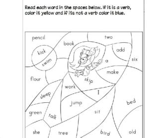 Nouns and verbs worksheets adjective worksheet nouns and adjectives coloring worksheets nouns, verbs, and adjectives freebie. Verbs in Space