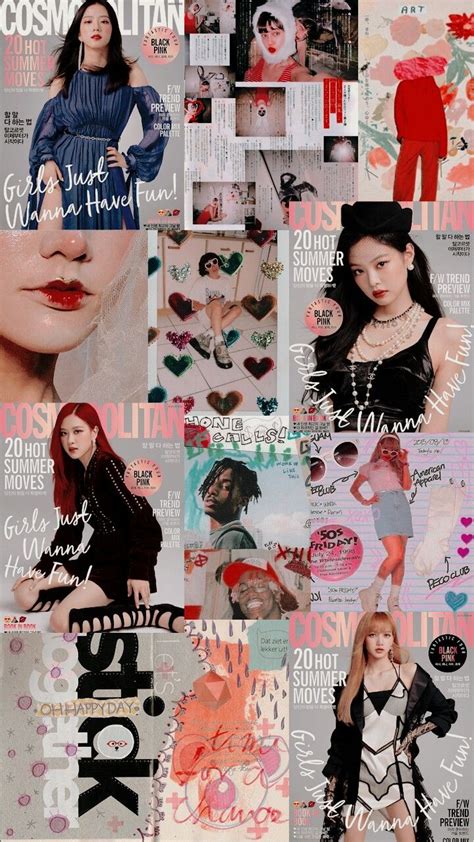 Paint tool sai & procreate… BlackPink Lisa Jisoo Rose Jennie Wallpaper Lockscreen HD ...