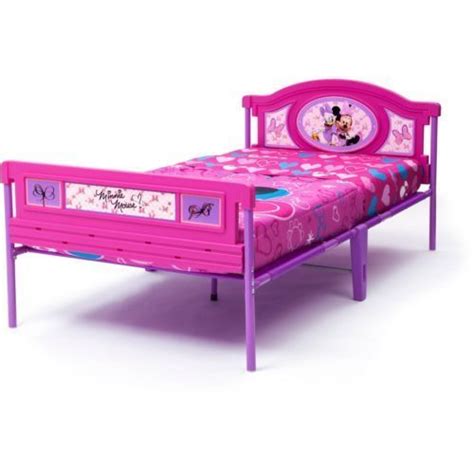 Maybe you would like to learn more about one of these? Girls Twin Size Platform Bed Frame Kids Furniture Minnie ...