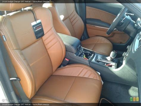 Get both manufacturer and user submitted pics. Sepia/Black 2018 Dodge Charger Interiors | GTCarLot.com
