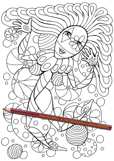 Chose the woman drawing you want to color ! Pin on Naked and Carefree: an Adult Colouring Book by ...
