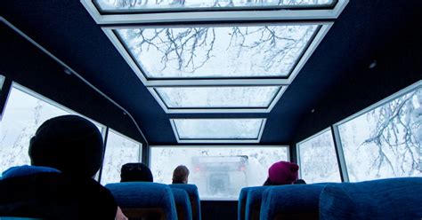 Deep inside aurora snow 15 min. Aurora Hunting with a Snow Tank from Kakslauttanen ...
