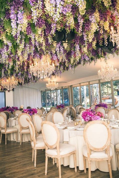 We make your wedding hall with a great selection of ceiling decorations in just the right color. Trending-12 Fairytale Wedding Flower Ceiling Ideas for ...