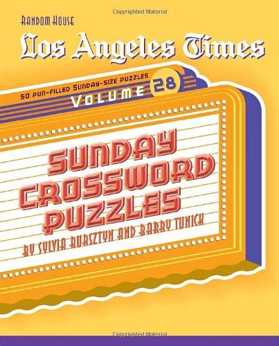 He noted that the los angeles times has a quality puzzle, that the (chicago) tribune media has a decent offering and that the new your sun, newsday as well as usa today produce independent crossword puzzles. 9780375721762: Los Angeles Times Sunday Crossword Puzzles ...