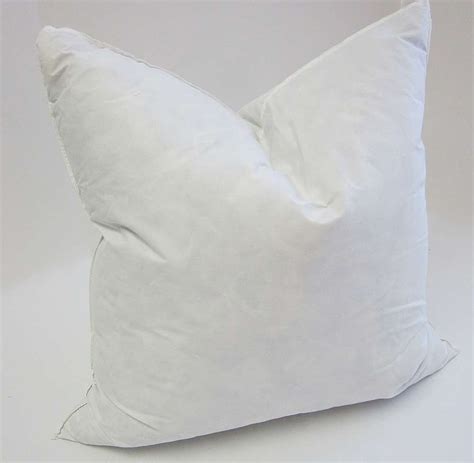 Company in hendersonville, north carolina, are meant to stuff inside other materials to make throw pillows and decorative pillows. 17" x 17", 20oz. 50/50 White Goose Down Pillow Insert (2 ...