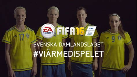 How much of svenska damlandslaget i dragkamp's work have you seen? FIFA 16 - Svenska damlandslaget är med i spelet - YouTube