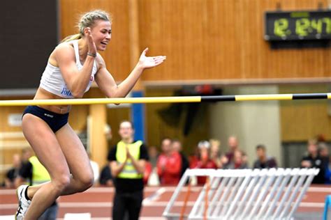 She also competes in long jump. Bianca Salming gör Diamond League-debut - Friidrottaren