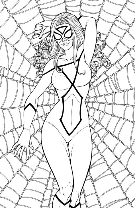 Welcome to the superhero world of wonder woman coloring pages. Spider Woman Coloring Pages at GetColorings.com | Free ...