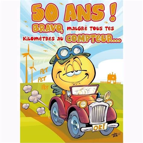 Voilà une belle collection de c artes d anniversaire humoristiques gratuites à cartes d anniversaire humoristiques gratuites à imprimer f aites rire et sourire vos proches pour leur anniversaire. Carte D'anniversaire Gratuite À Imprimer 50 Ans Unique ...