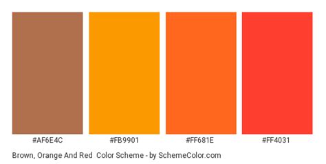 Create and share color inspiration with the world. Brown, Orange And Red Color Scheme » Brown » SchemeColor.com