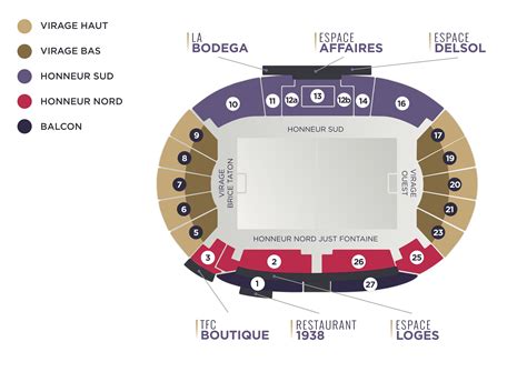 Tous les jours, découvrez les actualités majeures du tfc, club. Plan du Stadium | Toulouse FC