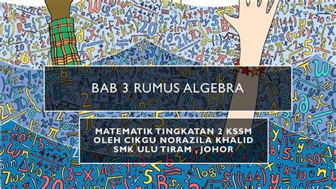 Matematik tingkatan 1 bab nombor nisbah youtube 100 soalan ting1 nota padat upsr himpunan peta ithink sains 2 (bab 2) (part of 5). Nota Matematik Tingkatan 2 KSSM Bab 3 Rumus Algebra - YouTube