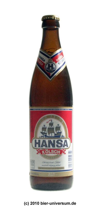 In 2011 it was renamed haus kölscher brewing tradition. Hansa - Kölsch