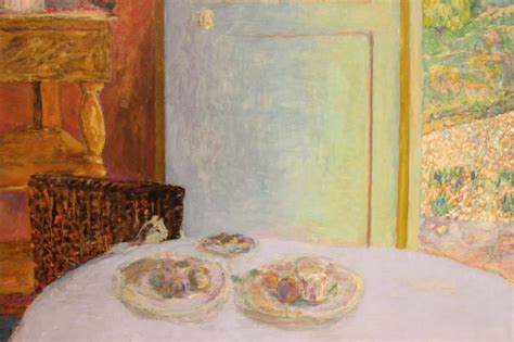 Bonnard first studied law at a parisian liberal arts school. Bonnard - Dining Room in the Country (detail), 1913 ...