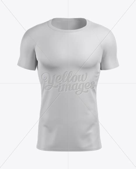 Download Download Men's Baseball T-Shirt Mockup - Front View PSD