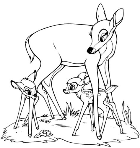 Disney bambi coloring pages are a fun way for kids of all ages to develop creativity, focus, motor skills and color recognition. 13 Walt Disney Animal Bambi Coloring Pages to Print