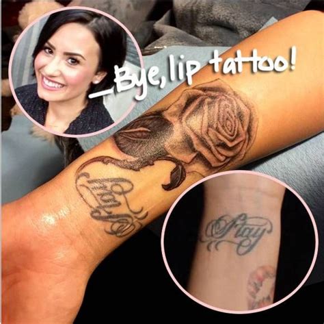 We been knew but demi lovato's tattoos are the definition of ink inspiration. Demi Lovato Says Hello To A New Self And Covers Up An Old ...