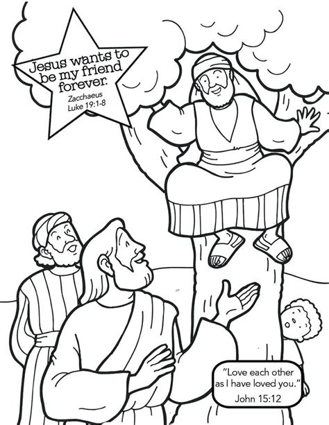 Jesus meets zacchaeus coloring page free printable template. Coloring Pages: Free Printable Jesus Coloring Pages Page ...