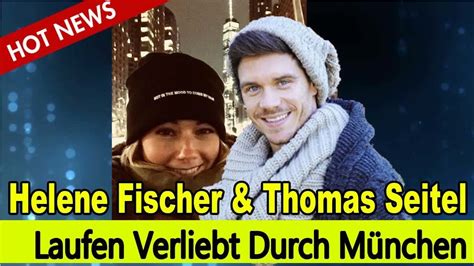 Bei der engen zusammenarbeit sind sich die beiden wohl nähergekommen. Helene Fischer Und Thomas Seitel Laufen Verliebt Durch ...