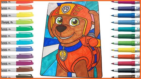 Ryder drives a number 1 atv, which can be driven when on land, sea and on ice. Paw Patrol Coloring Book - Zuma - Lets Color - YouTube